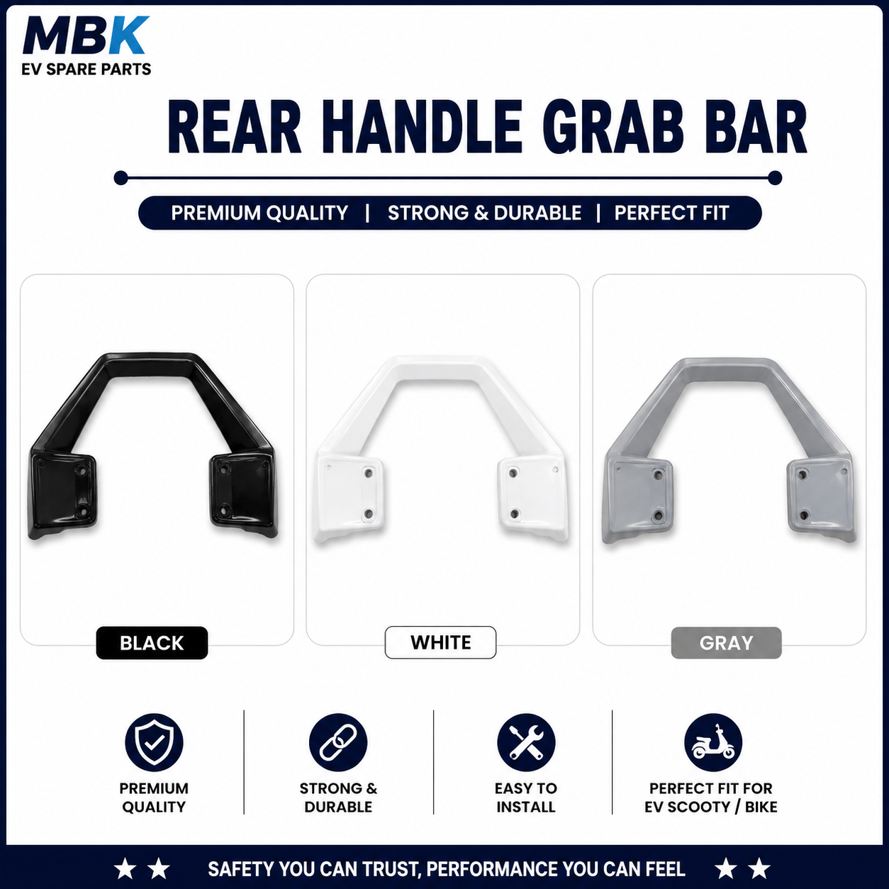 Rear Grab Bar – EV Scooty