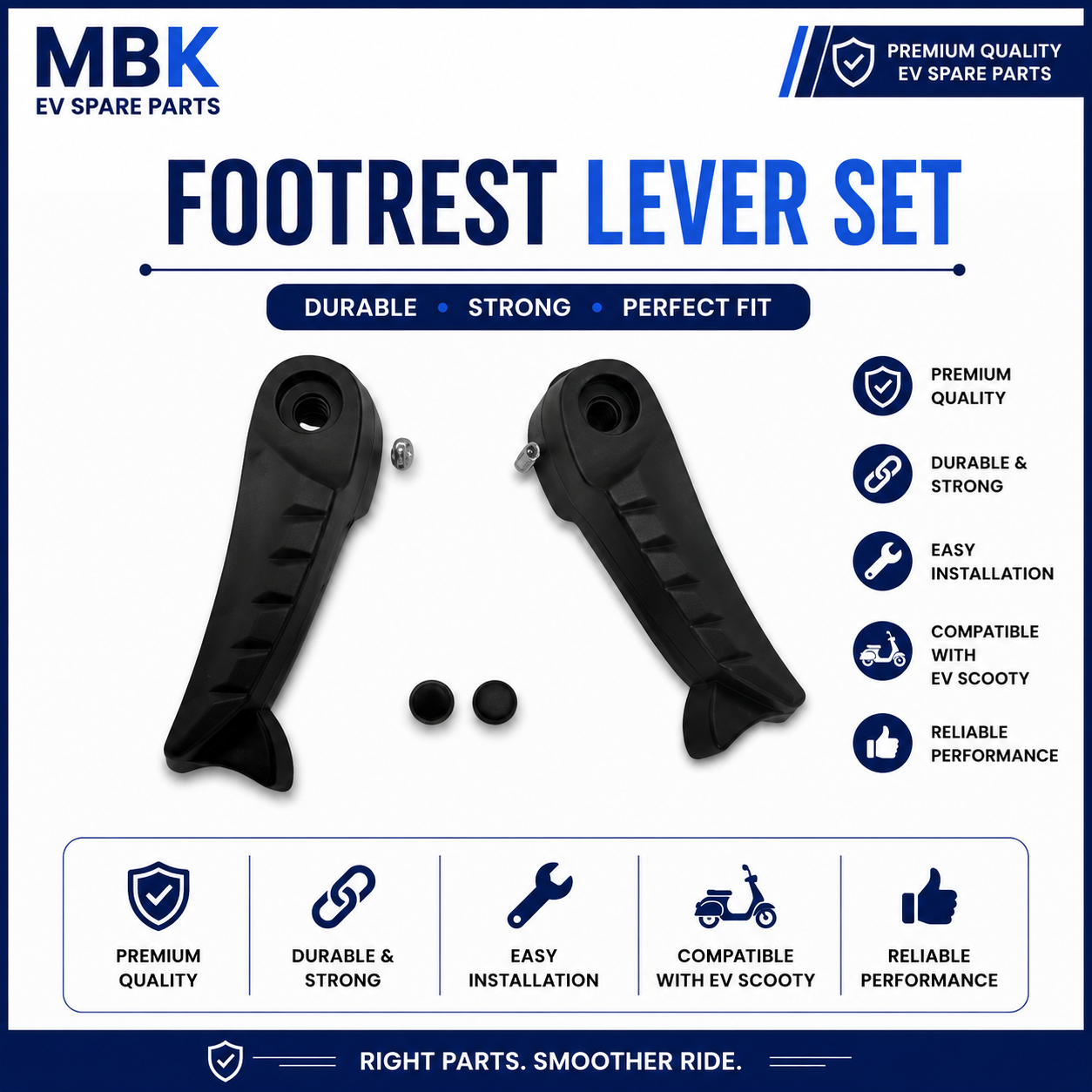 Footrest EV Scooty